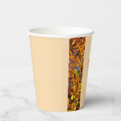 Light Peach Dinner Herbst glücklich Thanksgiving Pappbecher (Rechts)