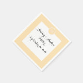 Light Peach High End farbig Serviette (Ecke)