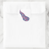 Light Peacock Starscape Sticker (Tasche)