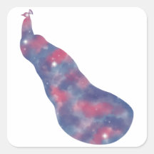 Light Peacock Starscape Sticker
