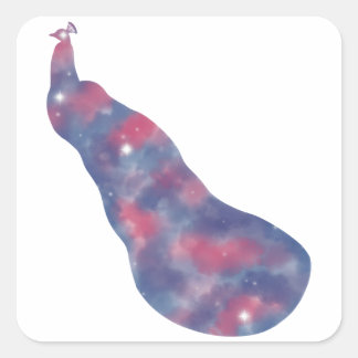 Light Peacock Starscape Sticker