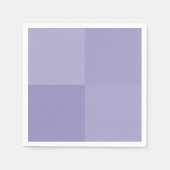 Light Periwinkle Elegantes geometrisches Quadrat P Serviette (Vorderseite)