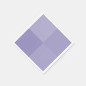 Light Periwinkle Elegantes geometrisches Quadrat P Serviette (Ecke)
