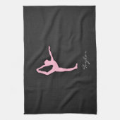 Light Pink Ballet Dancer Handtuch (Vertikal)