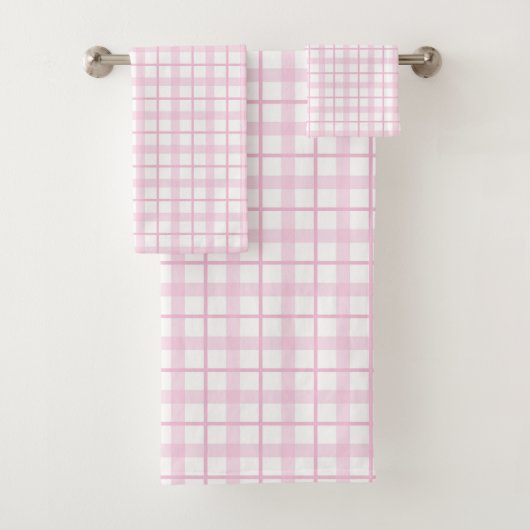 Light Pink Bath Towels Sleek and Stylish Look Badhandtuch Set (Insitu)