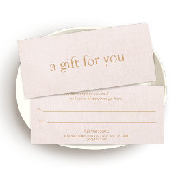 Light Pink Beauty Salon Wellness-Center Geschenkgu