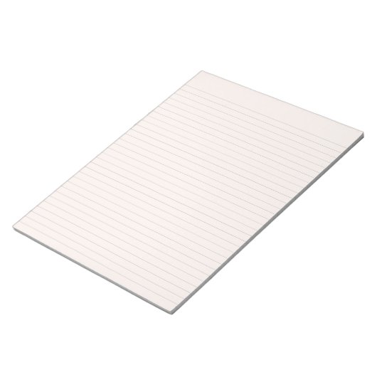 Light Pink Blush Stationery Linking Notepad Notizblock (angewinkelt)