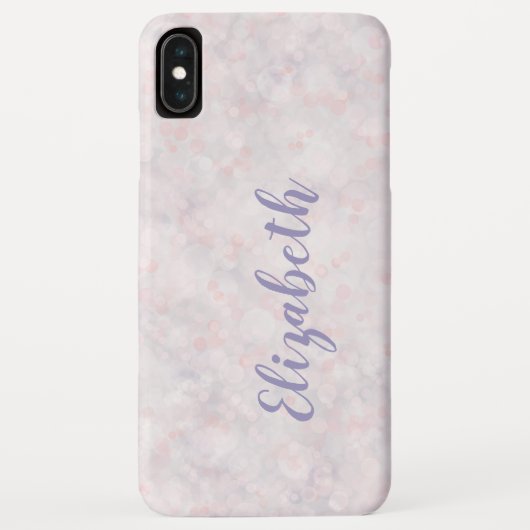 Light Pink Bokeh Case-Mate iPhone XS Max Fall Hülle (Rückseite)