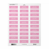 Light Pink Bold Script Modern Minimalist (Vorne)