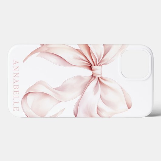 Light Pink Bow iPhone / iPad Gehäuse Case-Mate iPhone Hülle (Rückseite (Horizontal))