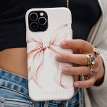 Light Pink Bow iPhone / iPad Gehäuse Case-Mate iPhone Hülle<br><div class="desc">Light Pink Bow iPhone / iPad Gehäuse</div>