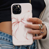 Light Pink Bow iPhone / iPad Gehäuse Case-Mate iPhone Hülle