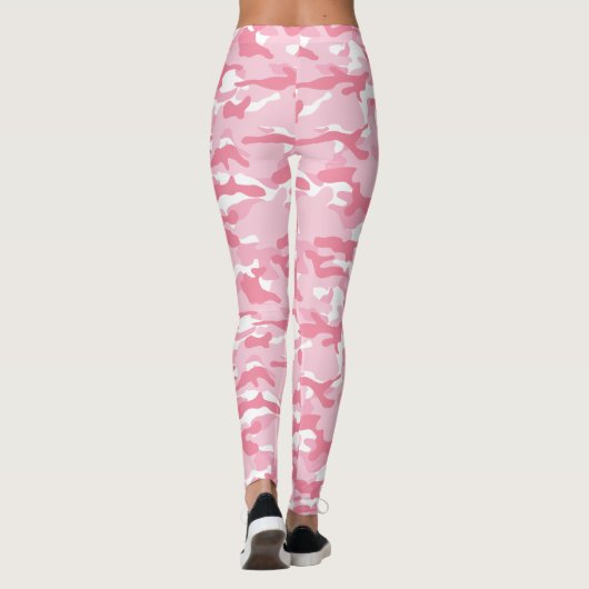 Light Pink Camouflage Leggings (Rückseite)