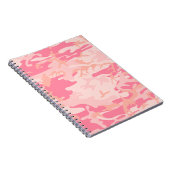 LIght Pink Camouflage Notebook Notizblock (Rechte Seite)