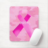 Light Pink Camouflage Pink Ribbon Date Mouse Pad Mousepad (Mit Mouse)