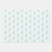 Light Pink Christmas Tree Geschenke Geschenkpapier Set (Vorderseite 2)
