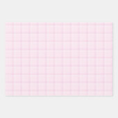 Light Pink Christmas Tree Gingerbrot Geschenkpapier Set (Vorderseite 3)