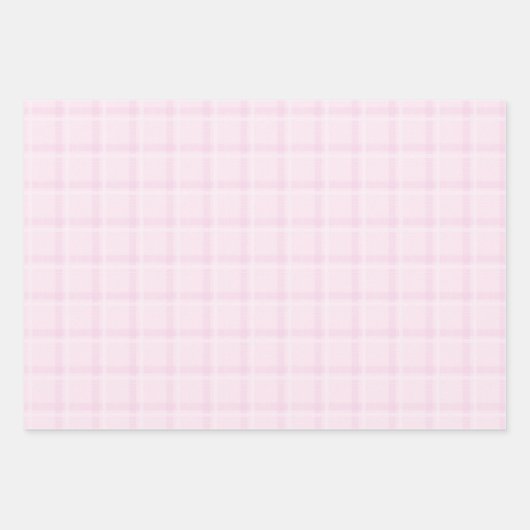 Light Pink Christmas Tree Gingerbrot Geschenkpapier Set (Vorderseite 3)