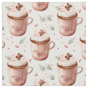 Light Pink Coffee Cups Stoff