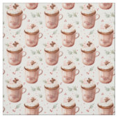 Light Pink Coffee Cups Stoff (Muster)