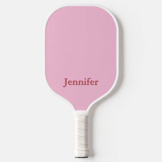 Light Pink Custom Pickleball Schläger (Vorderseite)
