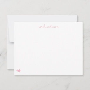 Light Pink Doodle Personalisierte Magie Mitteilungskarte