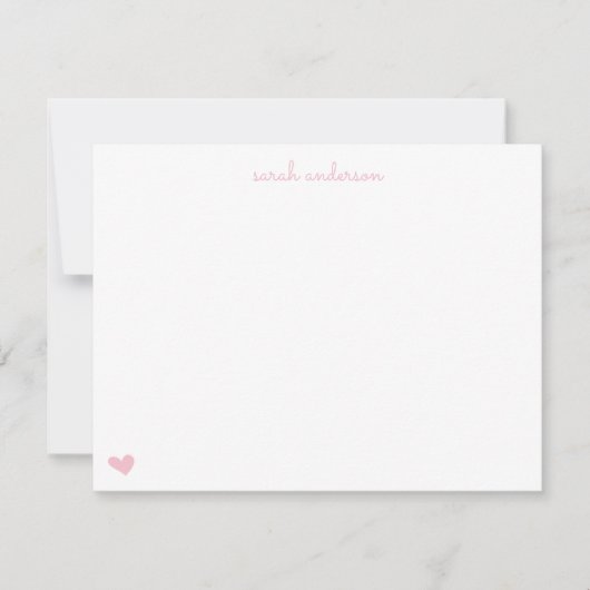 Light Pink Doodle Personalisierte Magie Mitteilungskarte (Vorderseite)