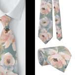 Light Pink Dusty Blue Rose Floral Neck Tys Krawatte<br><div class="desc">Light Pink Dusty Blue Rose Blume Schöne Blume Blumenstrauß Rose Neck Tie. Ideal für feierliche Anlässe und Hochzeiten!</div>