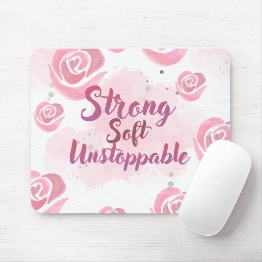 Light Pink feminine Mouse pad Mousepad (Mit Mouse)