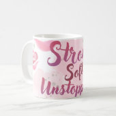 Light Pink Feminine Mug Kaffeetasse (Vorderseite Links)