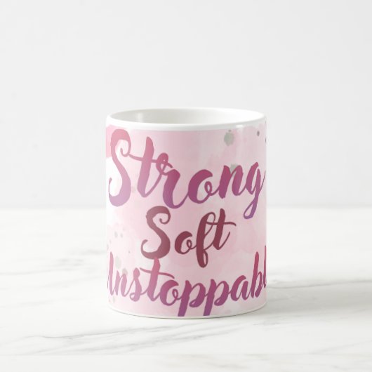 Light Pink Feminine Mug Kaffeetasse (Mittel)
