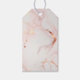 Light Pink Floral Grußkarte Geschenkanhänger