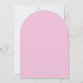 Light Pink Folk Art Easter Brunch Arch Invitation Einladung (Rückseite)