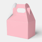 Light Pink Gable Bevorzugung Box Geschenkschachtel (Rückseite)