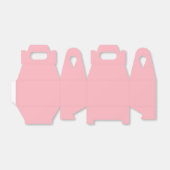 Light Pink Gable Bevorzugung Box Geschenkschachtel (Ungefaltet)