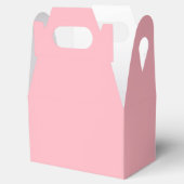 Light Pink Gable Bevorzugung Box Geschenkschachtel (Geöffnet)