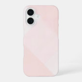 Light Pink Geometric Minimal iPhone Case iPhone 16 Hülle (Rückseite)