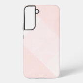 Light Pink Geometric Minimal iPhone Case Samsung Galaxy Hülle (Rückseite)