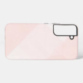 Light Pink Geometric Minimal iPhone Case Samsung Galaxy Hülle (Rückseite (Horizontal))