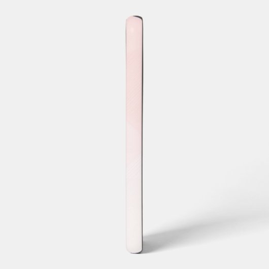 Light Pink Geometric Minimal iPhone Case Samsung Galaxy Hülle (Linke Seite)