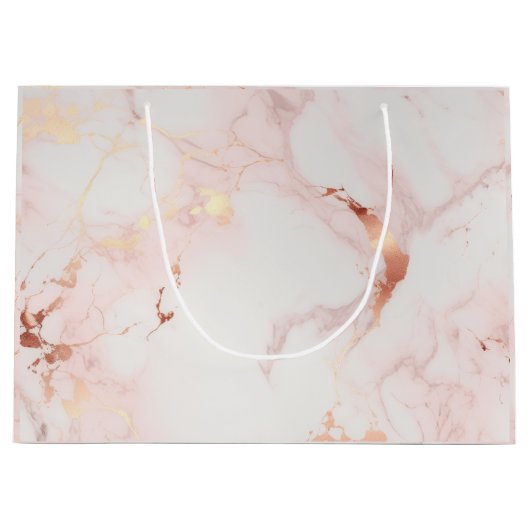 Light Pink Gift Bags Große Geschenktüte (Vorderseite)