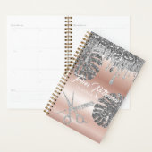 Light Pink Glam Glitzer Hair Salon Planner Planer (Anzeige)