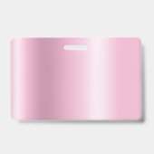 Light Pink Glitter Drips Shimmer Ausweis (Back)