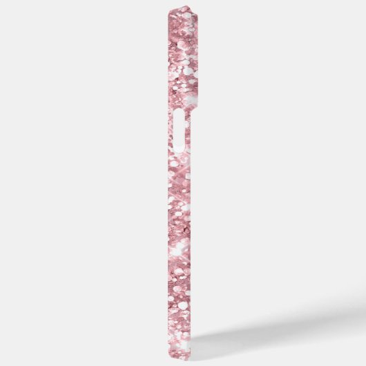 Light Pink Glittery Glam Signature Case-Mate iPhone Hülle (Rückseite / Rechts)