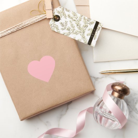 Light Pink Herz-Aufkleber (Schenken)