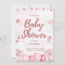 Light Pink Illustration Watercolor Childern Modern