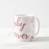 Light Pink Illustration Watercolor Childern Modern Kaffeetasse (VorderseiteRechts)