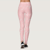 light pink leggings with tie-dye design (Rückseite)