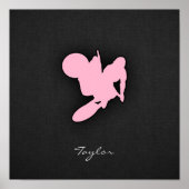 Light Pink Motocross Poster (Vorne)