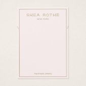 Light Pink Necklklack Display Card (Vorderseite)